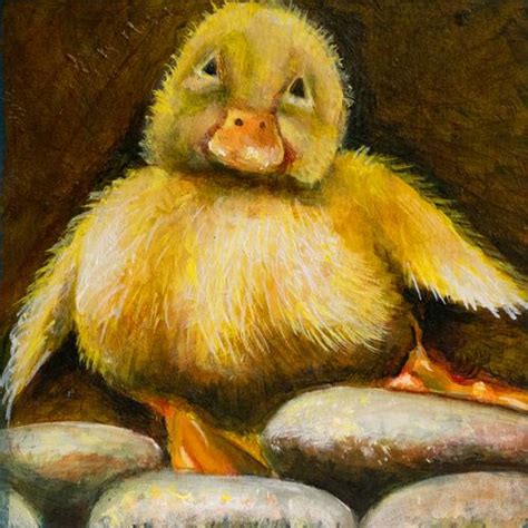 Duckling By Debra Bucci Fine Art Oil Painting For Sale Art Painting
