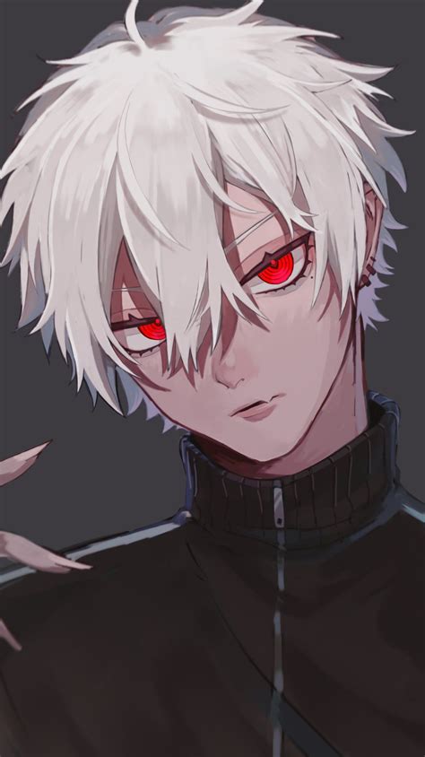 日暮 On Twitter In 2021 Anime Art Dark Dark Anime Guys White Hair