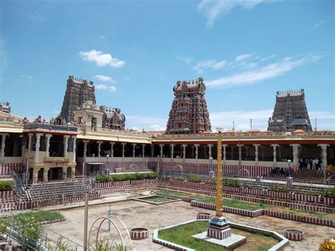 Meenakshi Amman Hindu Temple In Tamil Nadu India Hd