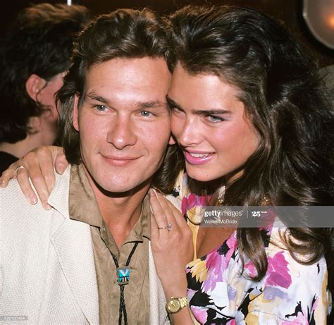Patrick Swayze And Brooke Shields Pictured In New York City In May