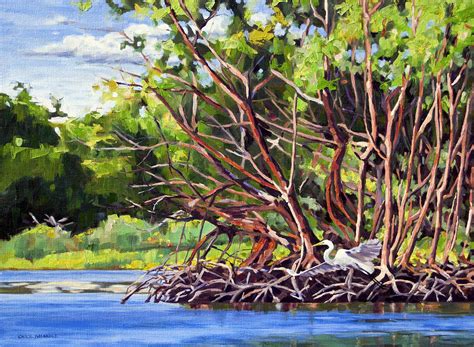 Mangrove Escape Painting By Carol Mcardle Pixels
