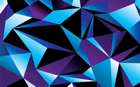 Purple Polygon Pattern Pattern Wallpaper Diamond