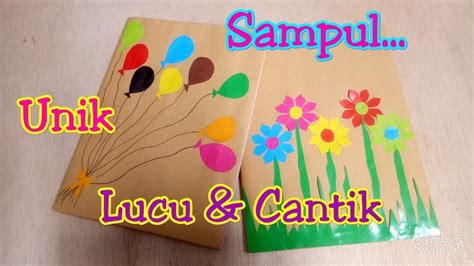 Cara Membuat Sampul Buku Unik Dari Kertas Kado Cara Gambar