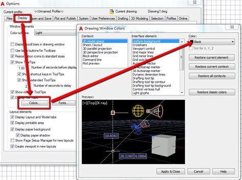 How to change the canvas background color in AutoCAD ... Changing the background color of a photo using object selection tool.
