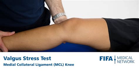 Valgus Stress Test Medial Collateral Ligament Mcl Knee Youtube