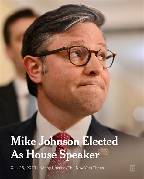Nytimes Breaking News Rep Mike Johnson Of Louisiana Has Been