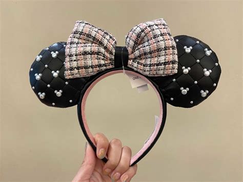 Photos New Pleather Minnie Mouse Ear Headband Available At Disneyland