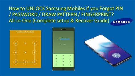 How To Unlock Samsung Mobile If You Forgot Pin Password Draw