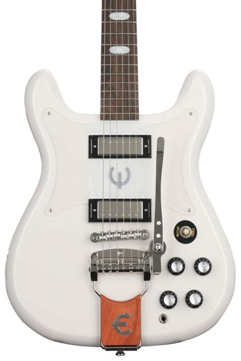 Epiphone Crestwood Custom Tremotone Electric Guitar Polaris White