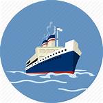 Ship Cruise Icon Boat Marine Nautical Transport