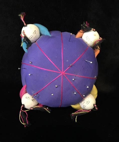 Vintage Pin Cushion Made In China 4 Chinese Figures Etsy