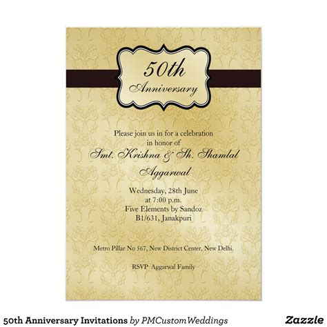 See more ideas about 50th anniversary invitations, anniversary invitations, 50th anniversary. 50th Anniversary Invitations | Zazzle.com