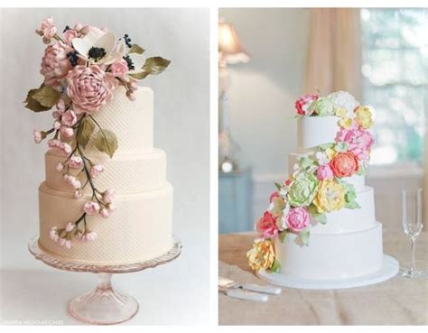 13 inspiring sugar flower wedding cakes sweet violet bride