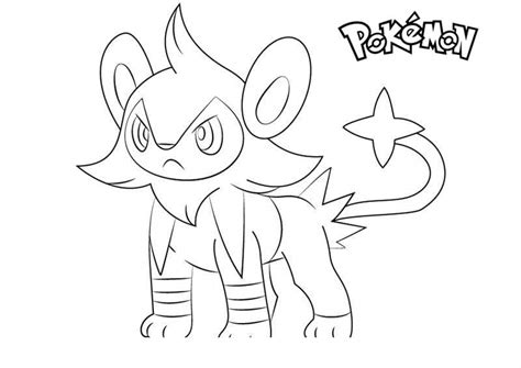 Mega Luxray Coloring Pages