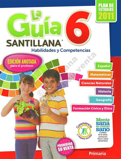 Guia 6 Maestro Libro De Español Guia Santillana Maestros