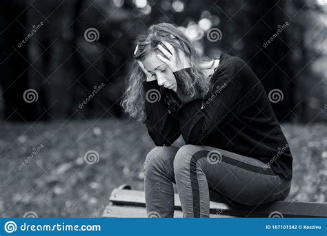 Depressed woman regret stock photo. Image of regret - 167101342