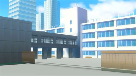 School Anime Download Free 3d Model By Anixmoonlight Ani111