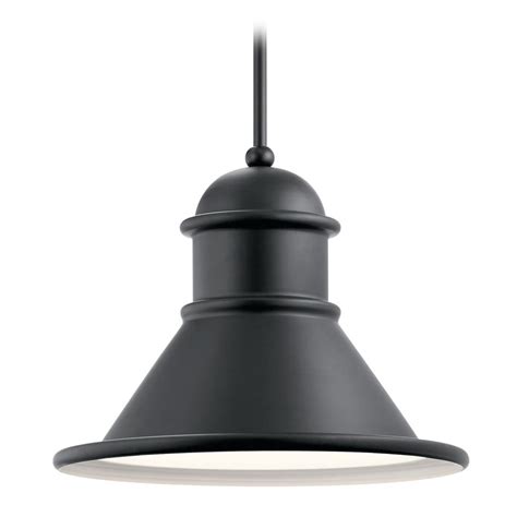 Kichler outdoor ceiling lighting is designed to withstand the elements. Farmhouse Barn Light Outdoor Hanging Light Black by ...