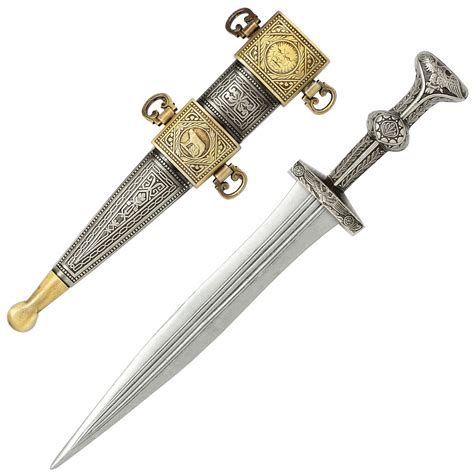 Roman Dagger Nickel From Denix