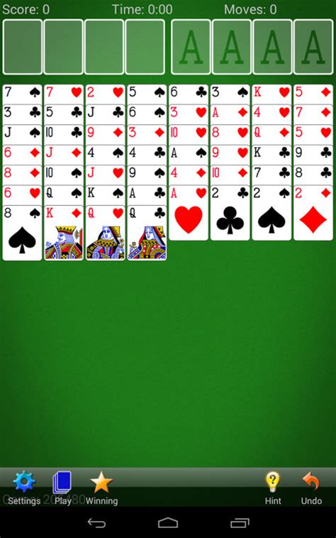 Classic solitaire) you're attempting to build up 4 suit piles. FreeCell Solitaire APK Free Card Android Game download - Appraw