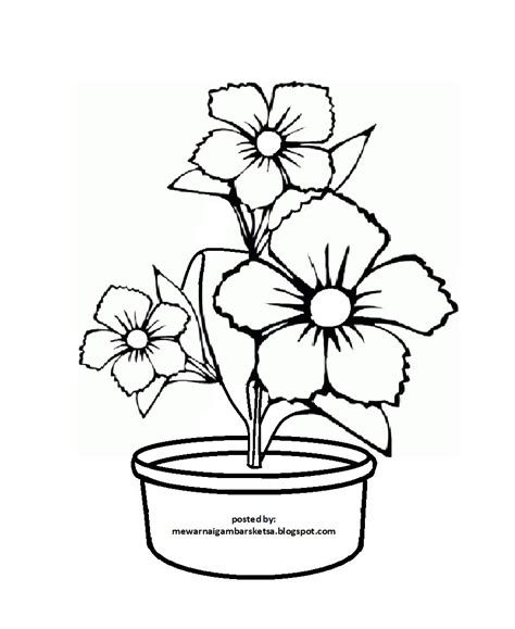 Gambar Bunga Hitam Putih Untuk Kolase Gambar Kolase