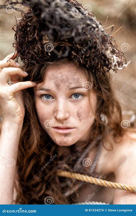 Unusual Female Portrait Stock Photo Image Of Abstract 81524274