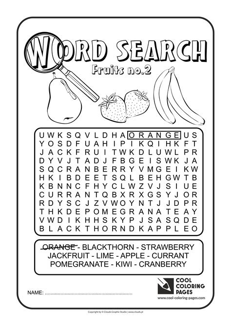 cool coloring pages word search fruits   cool coloring pages  educational coloring