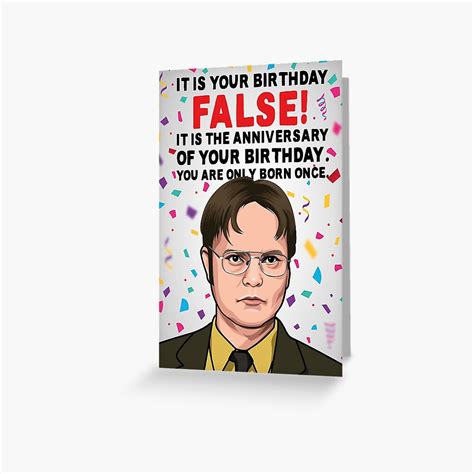 Printable Birthday Cards The Office Printable Birthday Cards The