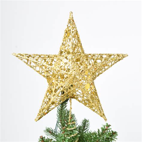 Christmas Tree Topper Star Plastic Christmas Star Tree Topper For