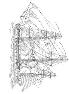 For boys and girls, kids and adults, teenagers and toddlers, preschoolers and older kids at school. coloring page Sailing Ships - Tall Ships | Coloring pages ...
