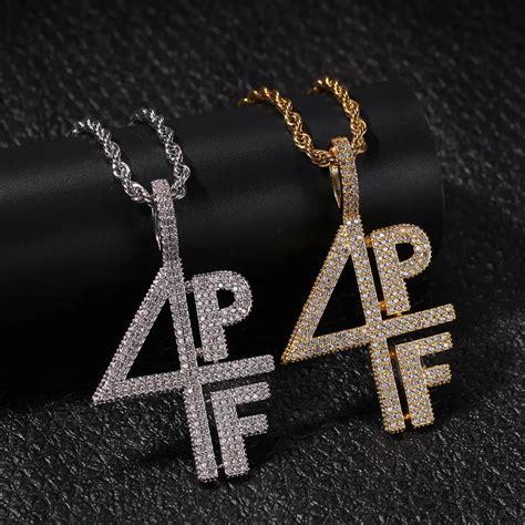 Lilbaby 4pf Diamond Initial Pendant With Micro Paved Four Pockets And
