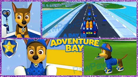 Paw Patrol A Day In Adventure Bay 107 Chase Pawpawgo Youtube