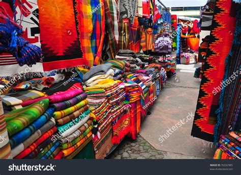 view-stalls-traditional-ethnic-craft-market-imagen-de-archivo-stock