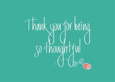 Thoughtful Thank You Quotes Quotesgram