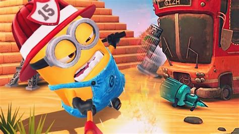 Firefighter Minion In Egypt Despicable Me Minion Rush Youtube