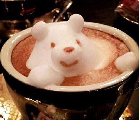 Perks Of Art Japanese Baristas Incredible Coffee Froth Sculptures Are