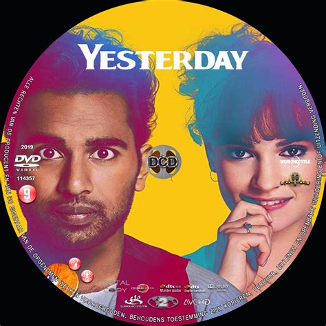 Yesterday 2019 Dvd Cover Cd Dvd Covers Cover Century Over 1000