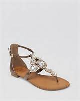 Jeweled Flat Sandals Photos