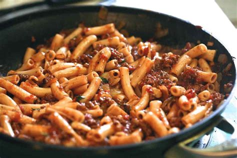 Penne Pasta With Meat Sauce Recipe