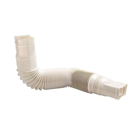 Amerimax Home Products Flex A Spout 55 In Stone Vinyl Downspout
