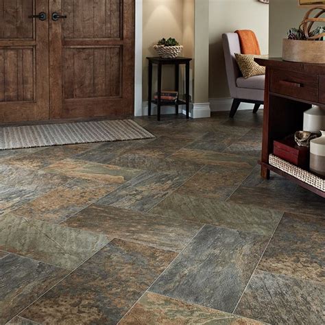 Slate Look Sheet Vinyl Flooring Flooring Ideas