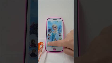 Frozen Anna Elsa Mobile Phone Led Flashing Learning Recording Kids
