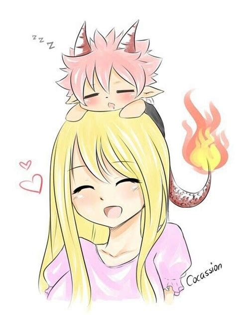 Lucy And Natsu Con Imágenes Fairytail Dibujos De Anime Fairy Tail Love