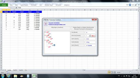 Microsoft Office Excel Kod Kılavuzu TreeView Control