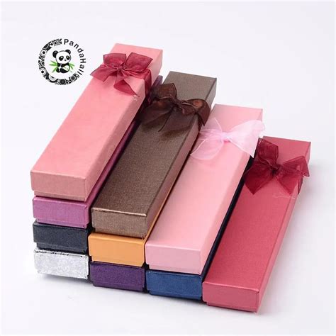 60pcs Jewellery Cardboard Ts Boxes Packaging Necklace Paper T Box
