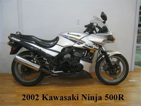 We know when you order your 2002 kawasaki ninja 500r ex500d oem parts you want it now, so bikebandit.com has developed. 2002 KAWASAKI NINJA EX500 D9