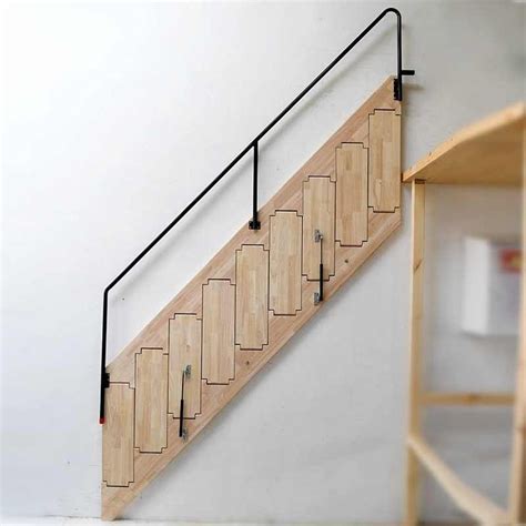 Foldable Stairs Space Saving Staircase Tiny House Stairs Wood Stairs