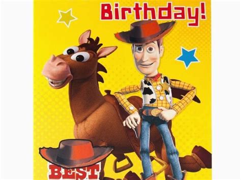 Toy Story Birthday Cards Disney Toy Story Bullseye Woody Best In The