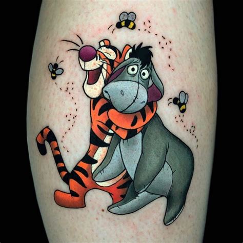 Tigger And Eeyore 🐝 Tattoo By Helliontattoos Eeyore Tattoo Tattoos