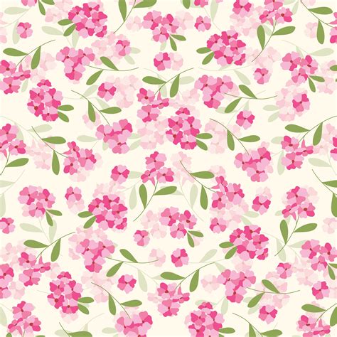 Pink Floral Pattern 511301 Vector Art At Vecteezy